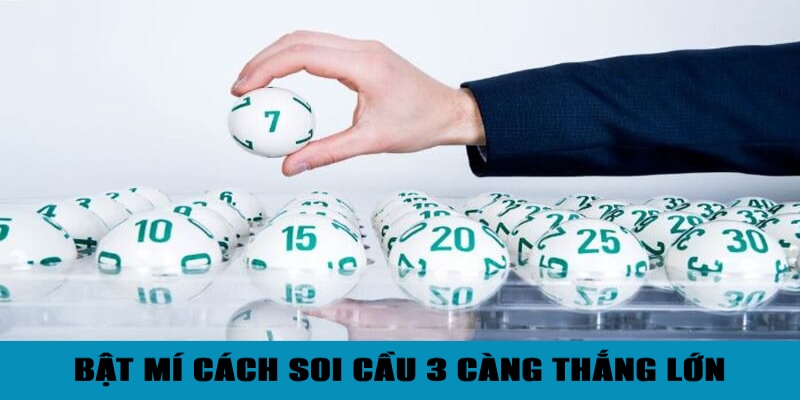 Bật mí cách soi cầu 3 càng trúng lớn nhờ bắt theo bạch thủ