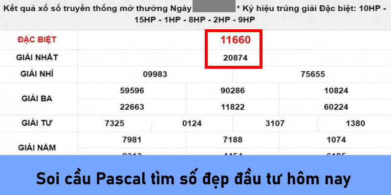 Tìm số đơn giản bằng phương pháp soi cầu Pascal