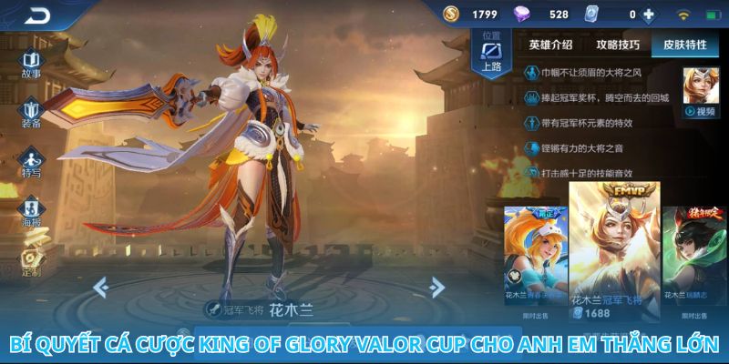 Kinh nghiệm cá cược King of Glory Valor Cup từ cao thủ làng game