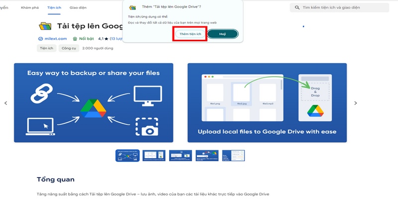 Tải bằng Extension trên Google nhanh chóng, tiện lợi