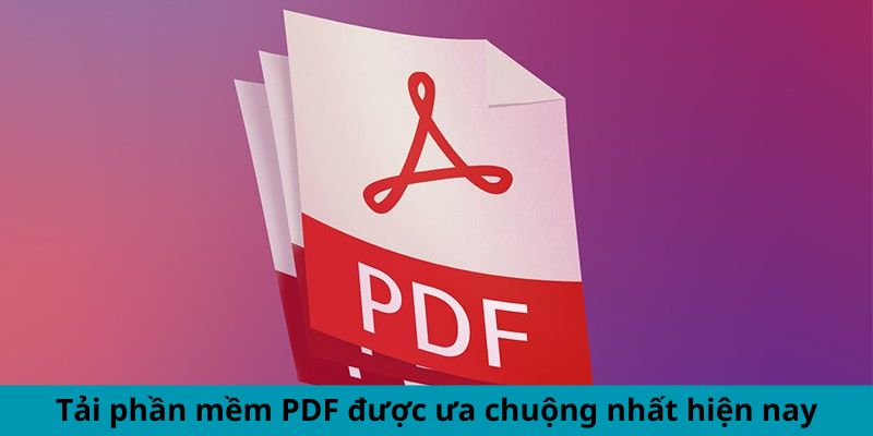 Tải phần mềm PDF được ưa chuộng nhất hiện nay