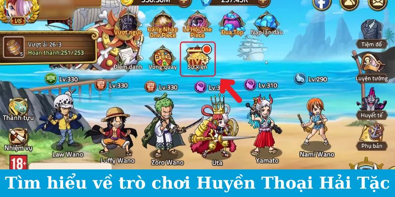 Tìm hiểu về trò chơi Huyền Thoại Hải Tặc